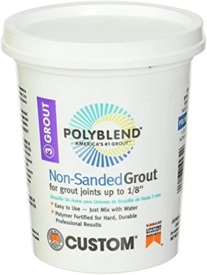 Custom BLDG Products NSG3811-4 Non-Sanded Grout - - Amazon.com | Amazon (US)