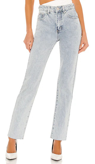 Dylan Straight Denim Jean in Vintage Blue | Revolve Clothing (Global)