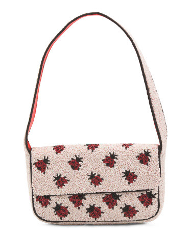 Ladybug Beaded Shoulder Bag | TJ Maxx