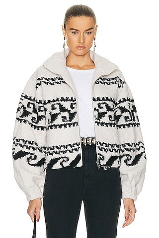 Mackensy Fuzzy Jacket | FWRD 