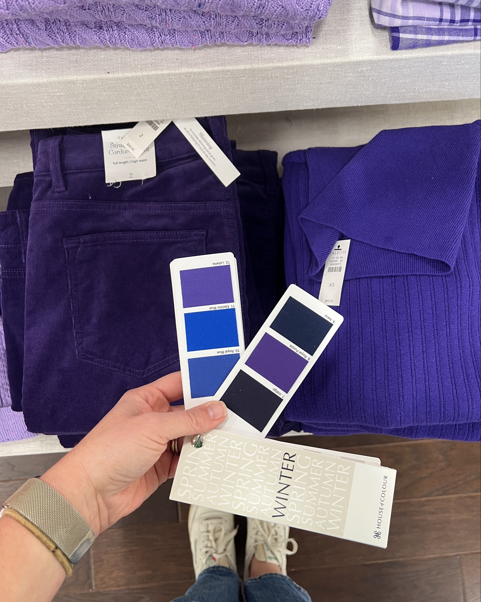 Winters, Talbots has a lot of your beautiful purples right now! 
