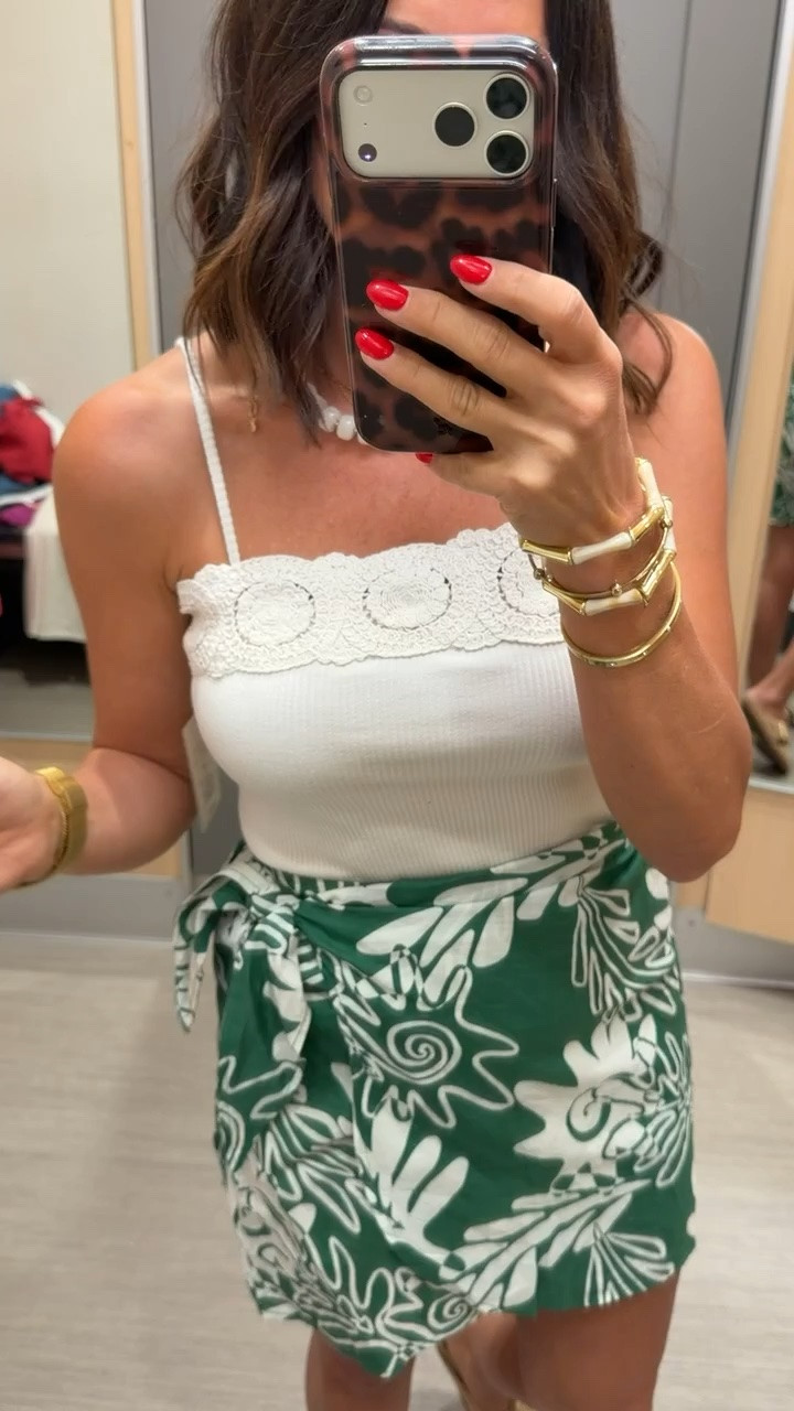 Love this. The skirt is such a fun pop for summer.

Size XS, 5’3 for reference

#LTKStyle #LTKFinds #TargetStyle #TargetFashion #TargetFinds #AffordableFashion #SummerStyle #OOTD #EverydayStyle #LTKUnder50