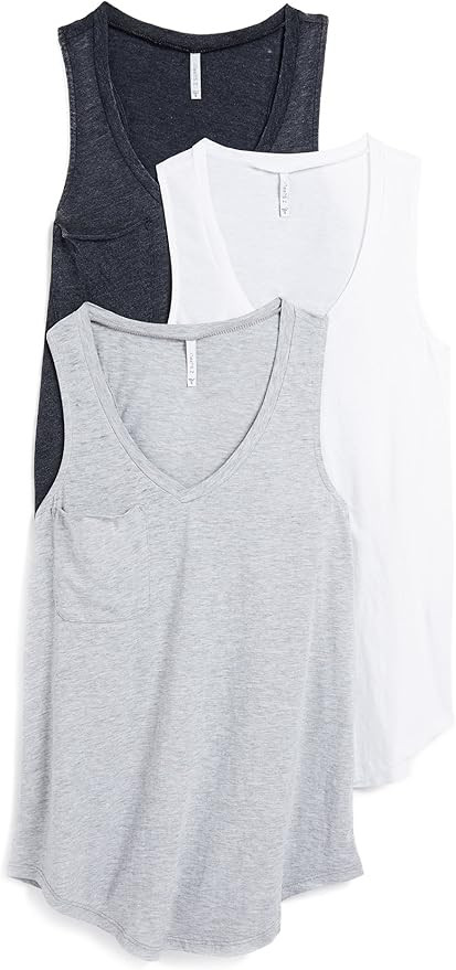 Z SUPPLY Women's Pocket Racer Tank 3 Pack | Amazon (US)