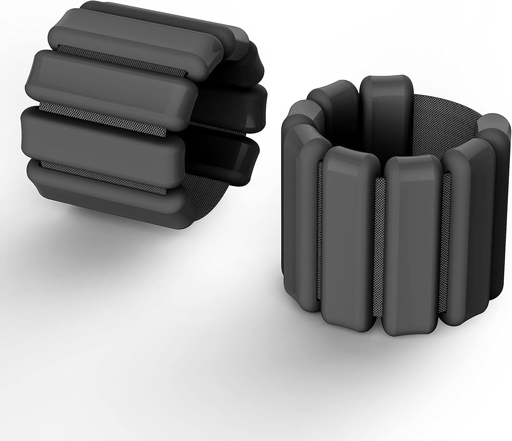 Wearable Wrist & Ankle Weights - (1lb/pair & 2lb/pair), Silicone Bracelet Wrist Bangles for Men W... | Amazon (US)