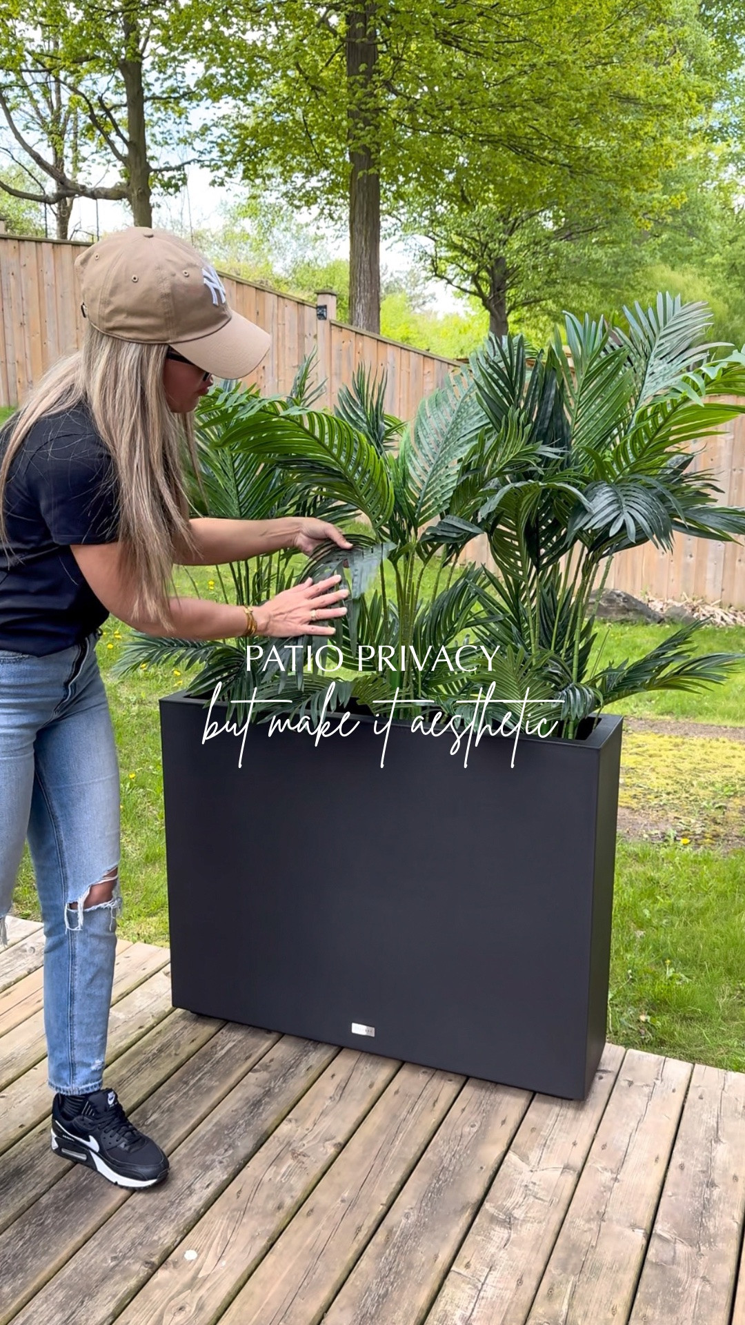 Looking to add privacy to your patio? But want to make it aesthetic👌🏼

Follow @tarynfalconerhome and comment SHOP for the links!

This oversized planter and faux palms not only look beautiful but adds a touch of greenery to my patio and doubles as a privacy screen🙌🏼

#summerpatio #patiofinds #outdoorliving #patiostyle #outdoordecor

#LTKsummer #LTKhome