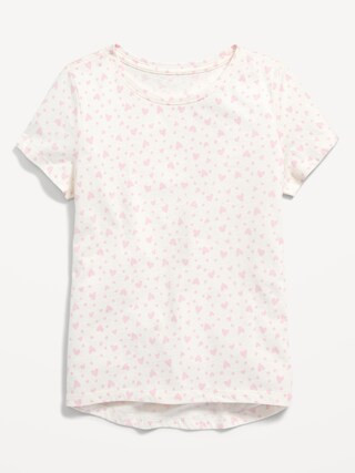 Softest Short-Sleeve Printed T-Shirt for Girls | Old Navy (US)