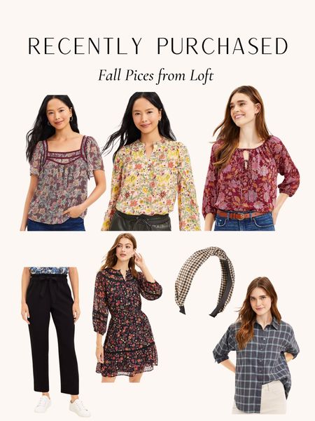 Loft has some great sales happening! Linking all my pieces from my most recent order to freshen up for fall

Work wear, office wear, office looks, fall work looks

#LTKworkwear #LTKSeasonal #LTKunder100