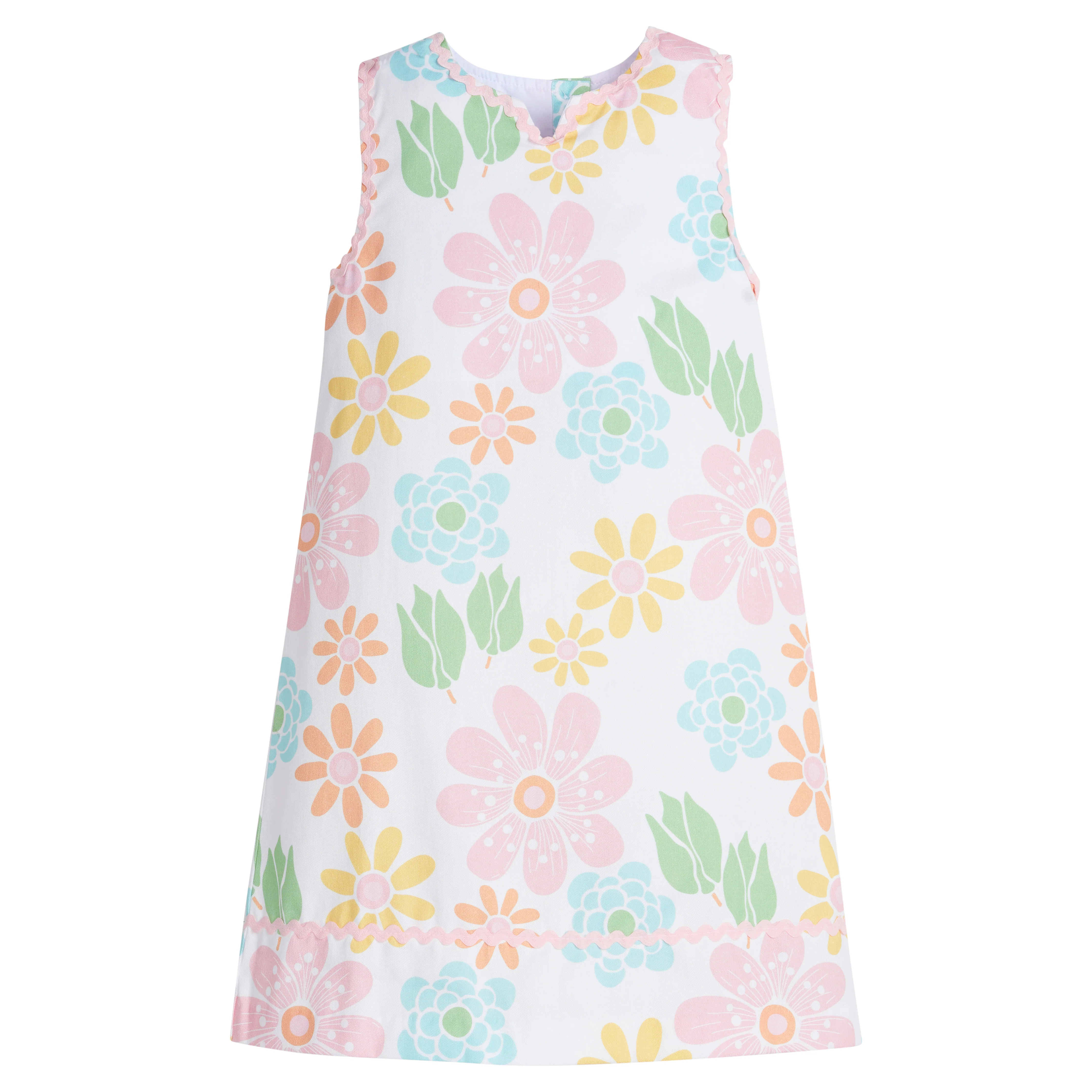 Olivia Dress - Retro Floral | Little English
