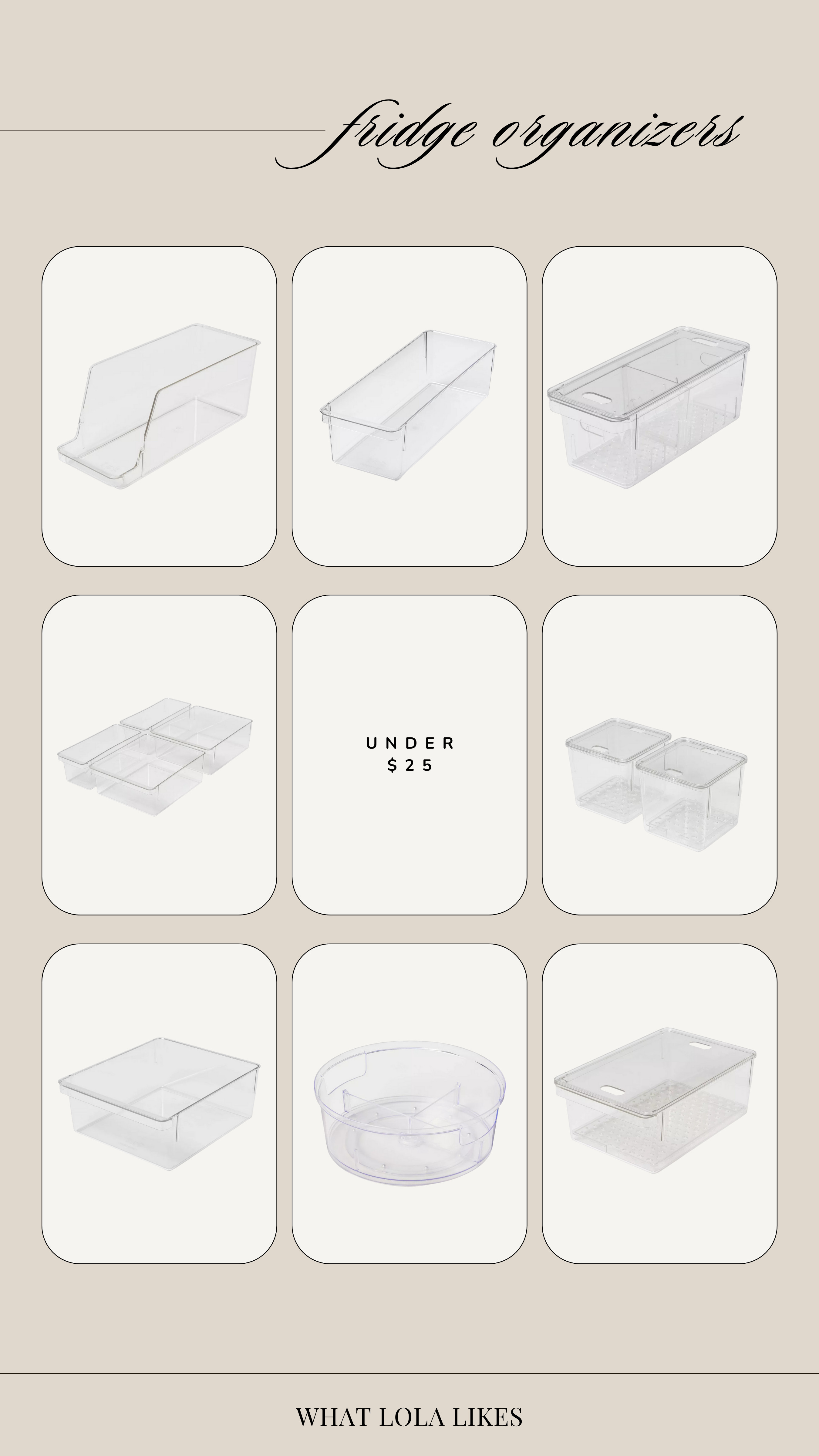 Here are some fridge organizers to help keep things in place! All are under $25!

Target, Target finds, for the kitchen, for the home, organization 

 #LTKHome #LTKFindsUnder50 #LTKFamily