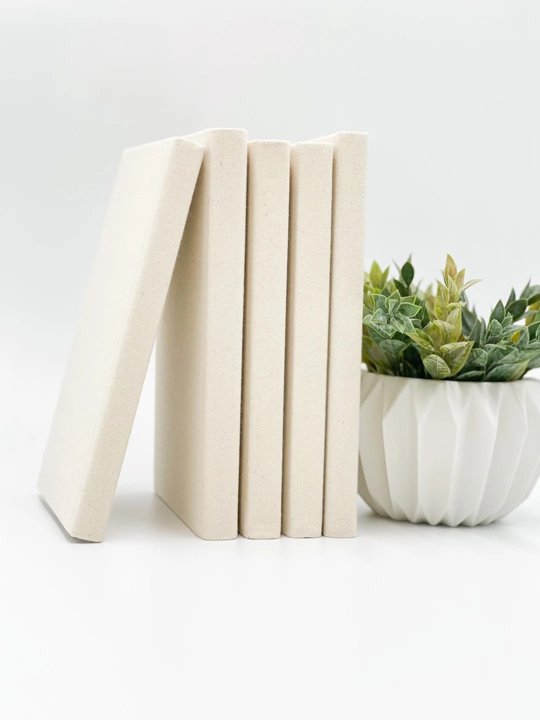 Linen Covered Book Set, Decorative Books, Ivory Books for Shelf Decor, Fabric Covered Books, Book... | Etsy (CAD)