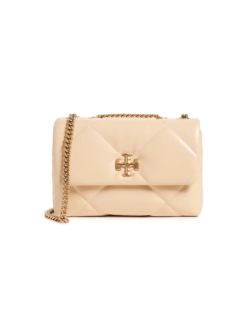 Tory Burch Women's Kira Diamond Quilt Small Convertible Shoulder Bag, Vanilla Soft Serve, Tan, On... | Walmart (US)