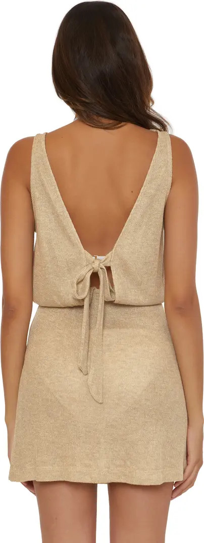 Gilded Metallic Cover-Up Sheath Dress | Nordstrom