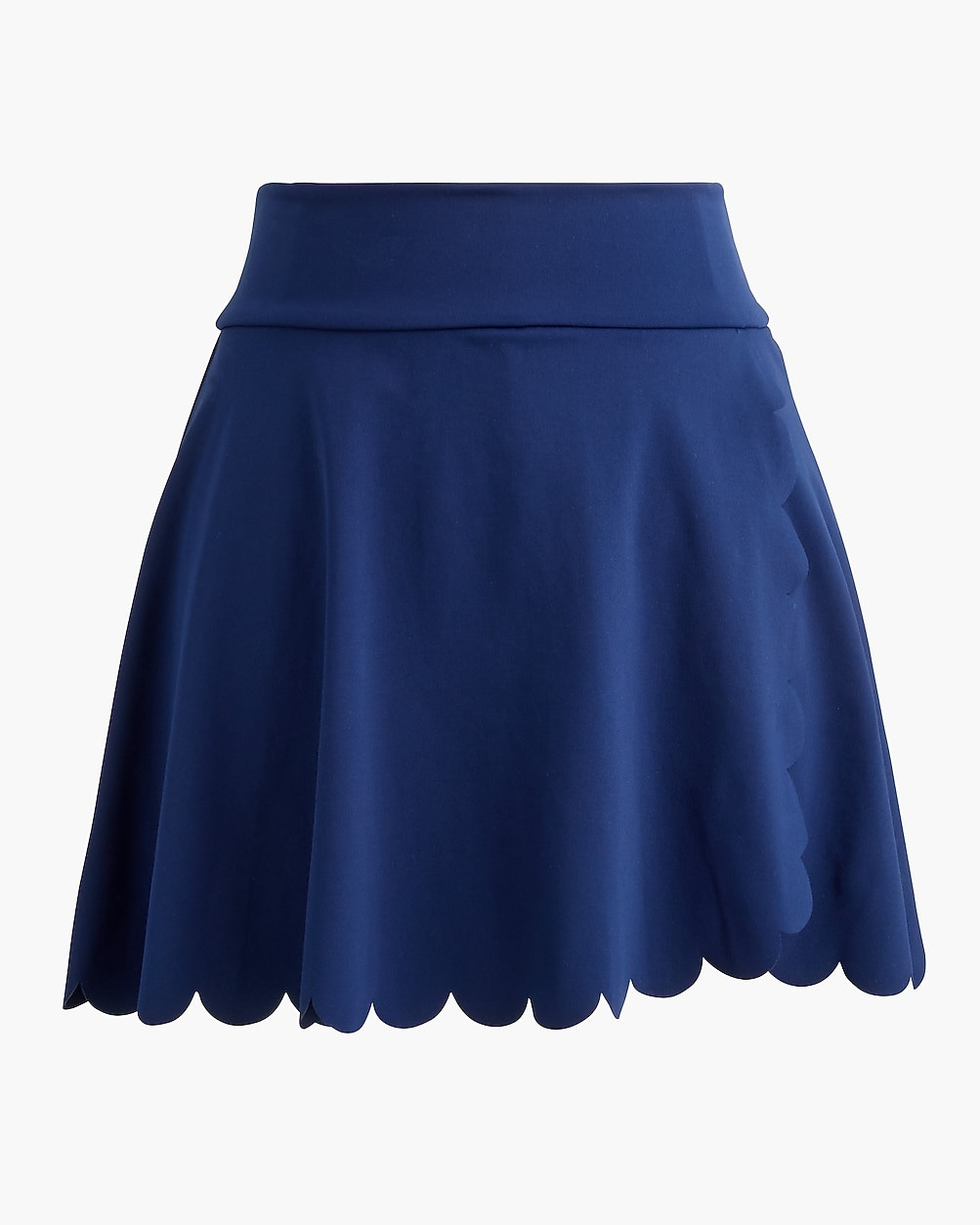 Scallop-trim active skort | J.Crew Factory