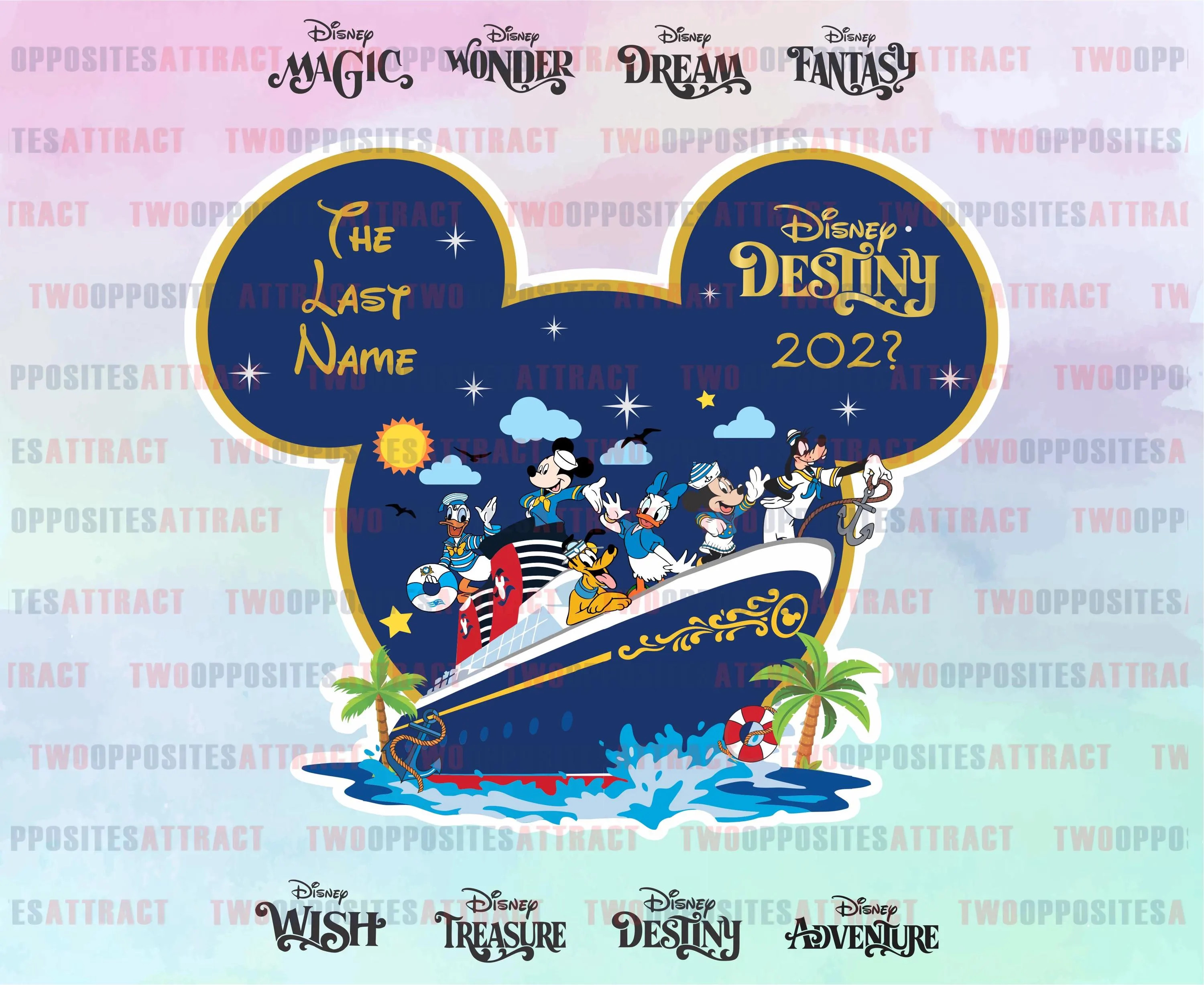 Personalized Disney Ship Magnet, Disney Wish Magic Wonder Treasure Dream Fantasy Destiny Magnet, Disney Door Magnet | Etsy (Global)