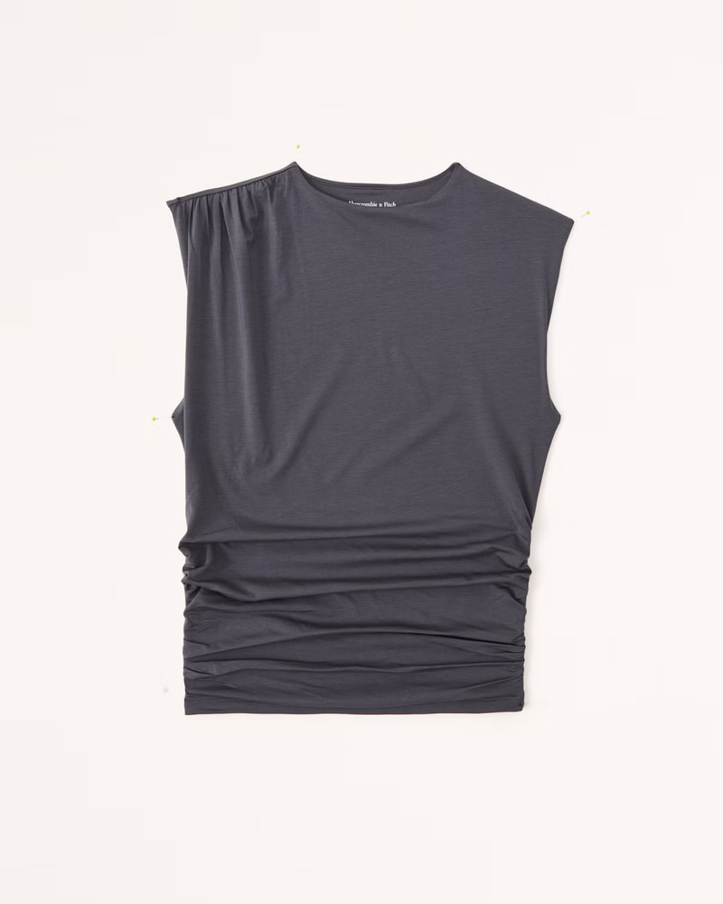 Draped Shell Top | Abercrombie & Fitch (US)