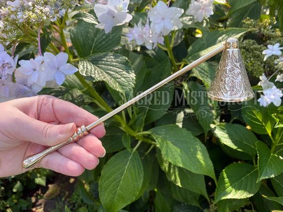 Baroque Brass Candle Snuffer Antiqued Engraved With Long | Etsy | Etsy (US)