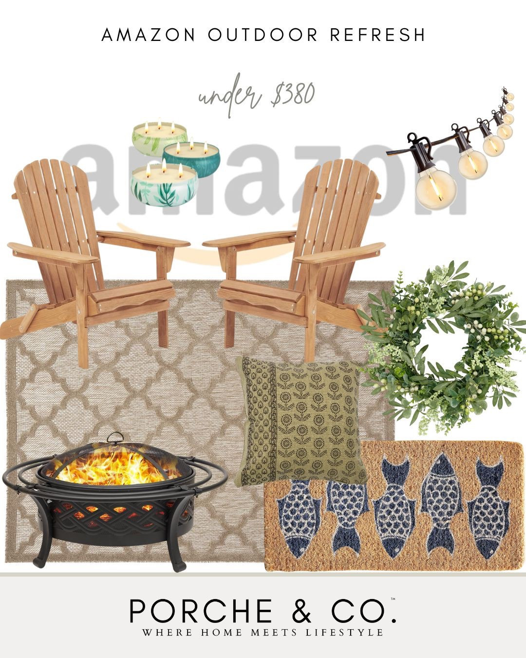 Amazon, Amazon outdoor refresh, outdoor space, outdoor living
#porcheandco #moodboard #visionboard

#LTKStyleTip #LTKHome #LTKSeasonal