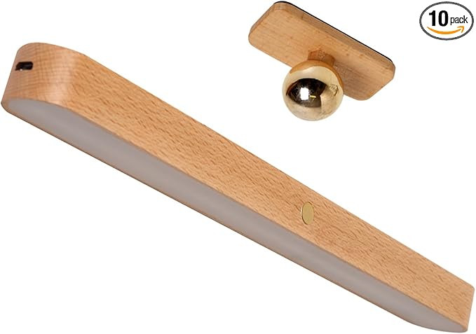 Led 360 Rotatable Magnetic Wall Light - USB Rechargeable Dimmable Vanity Night Light for Reading,... | Amazon (US)