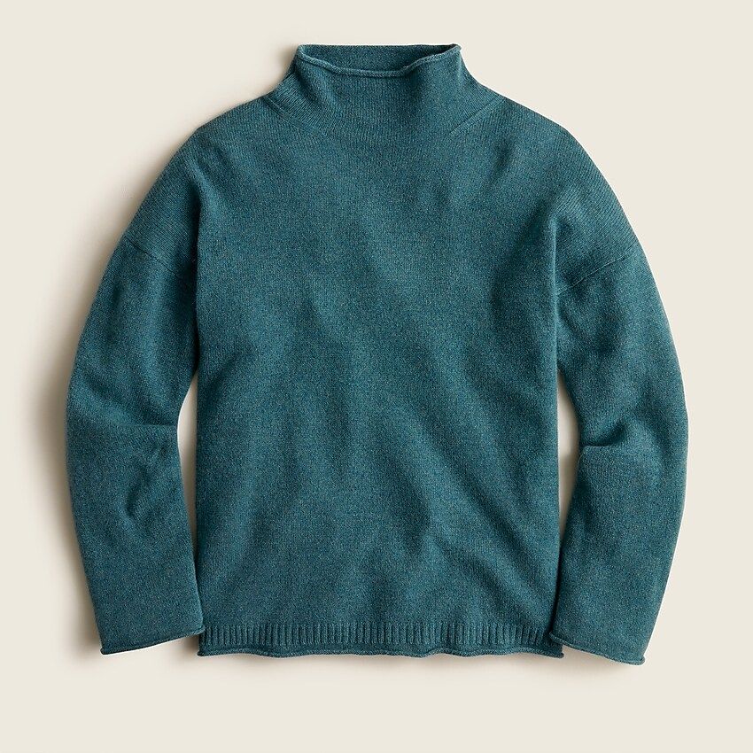 Cashmere relaxed-rollneck sweater | J.Crew US