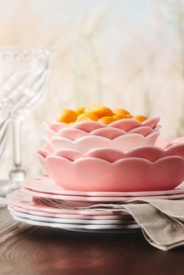 Annette Melamine Pasta Bowls, Set of 4 | Anthropologie (US)