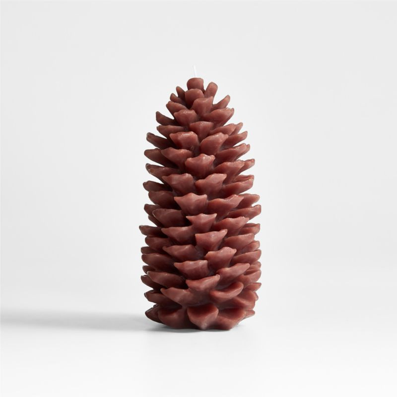 8" Pinecone Candle + Reviews | Crate & Barrel | Crate & Barrel