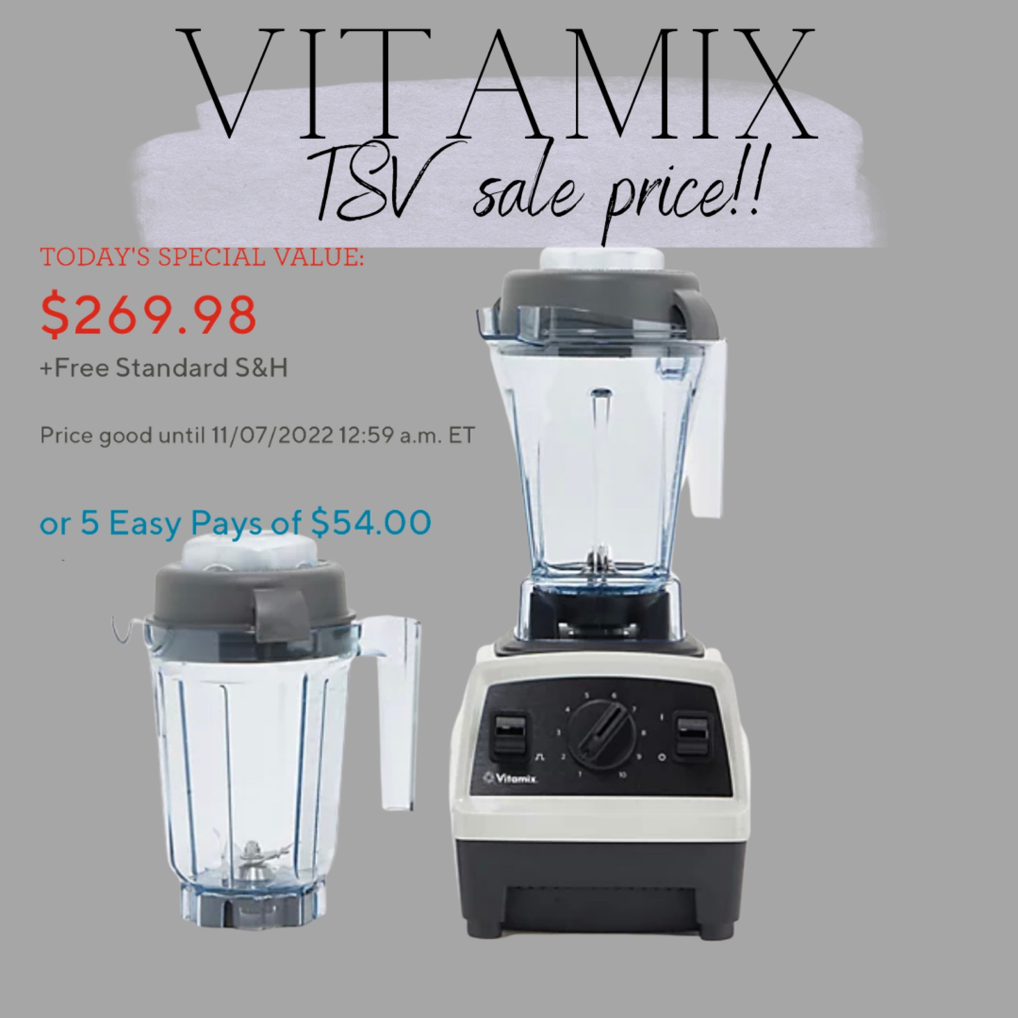 Vitamix 16-in-1 Explorian 48-oz Variable Speed Blender w/ Dry