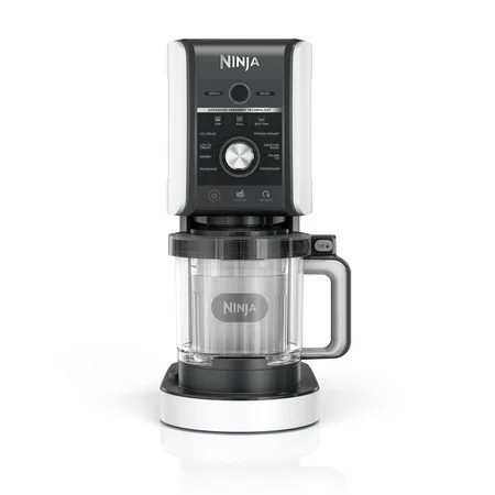 Ninja CREAMi Max Ice Cream Maker, Sorbet, Milkshakes, Frozen Yogurt, & More, 9 One-Touch Programs, (2) 24 Oz Family-Sized Tubs & Lids, NC550 Stone Silver | Walmart (US)