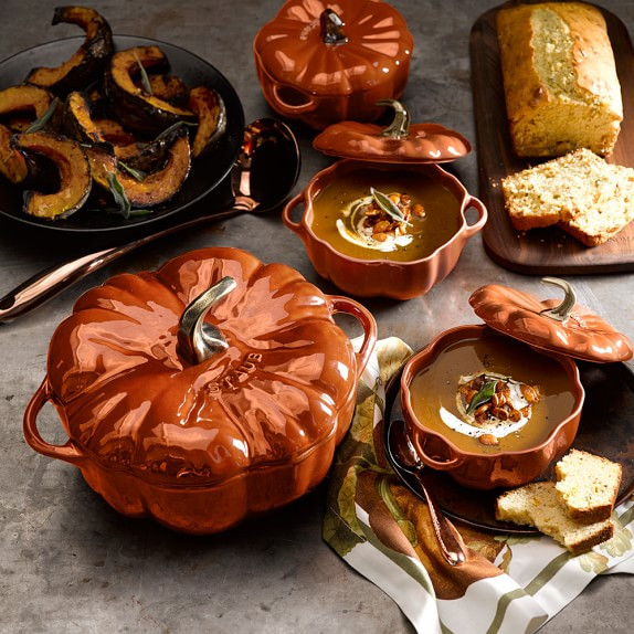 Staub Ceramic Stoneware Pumpkin Cocotte | Williams-Sonoma