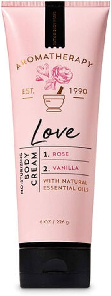 Bath and Body Works Aromatherapy Love Rose Vanilla Body Cream 8 Ounce | Amazon (US)
