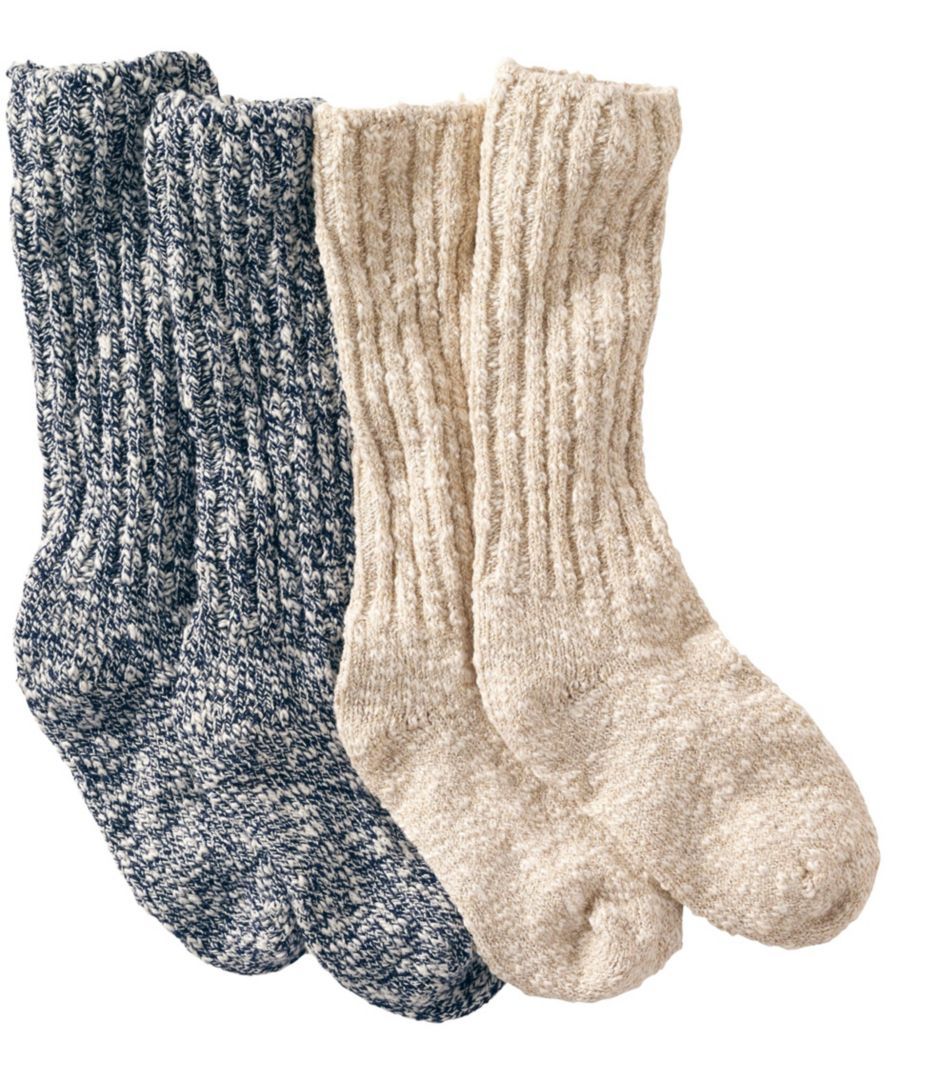 Cotton Ragg Camp Socks,Two-Pack | L.L. Bean