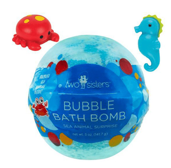 sea animal squishy surprise - bubble bath bomb | Ellifox