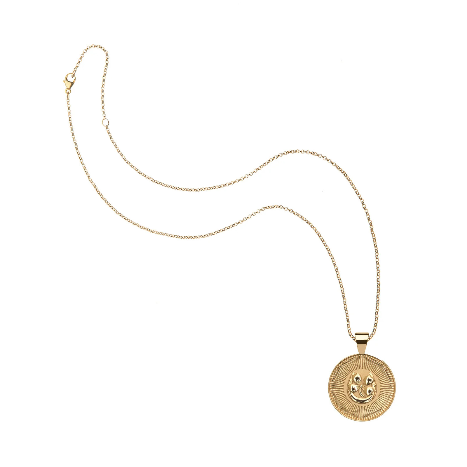 LUCKY JW Small Pendant Coin | Jane Win