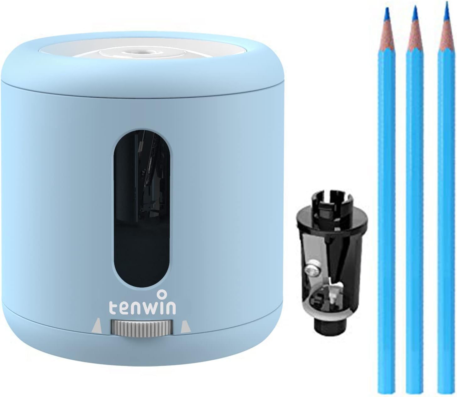 tenwin Electric Pencil Sharpener,Battery Powered and Portable Pencil Sharpeners Kid, Blade to Fas... | Amazon (US)