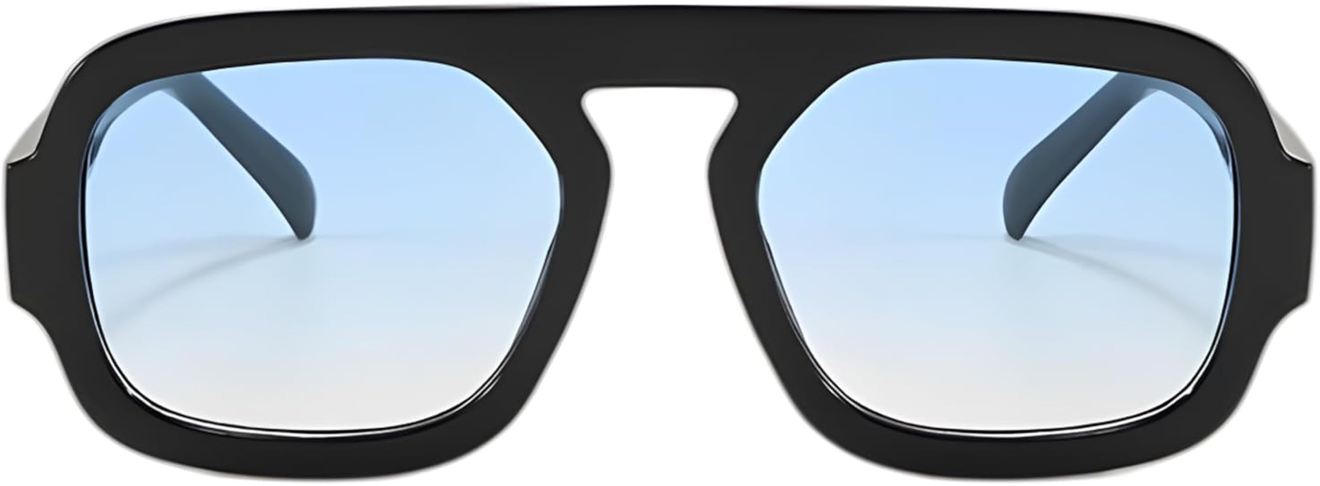 ADE WU Trendy Square Sunglasses for Women Men,Vintage Square Aviator Sunglasses Fashion 70s Inspi... | Amazon (US)