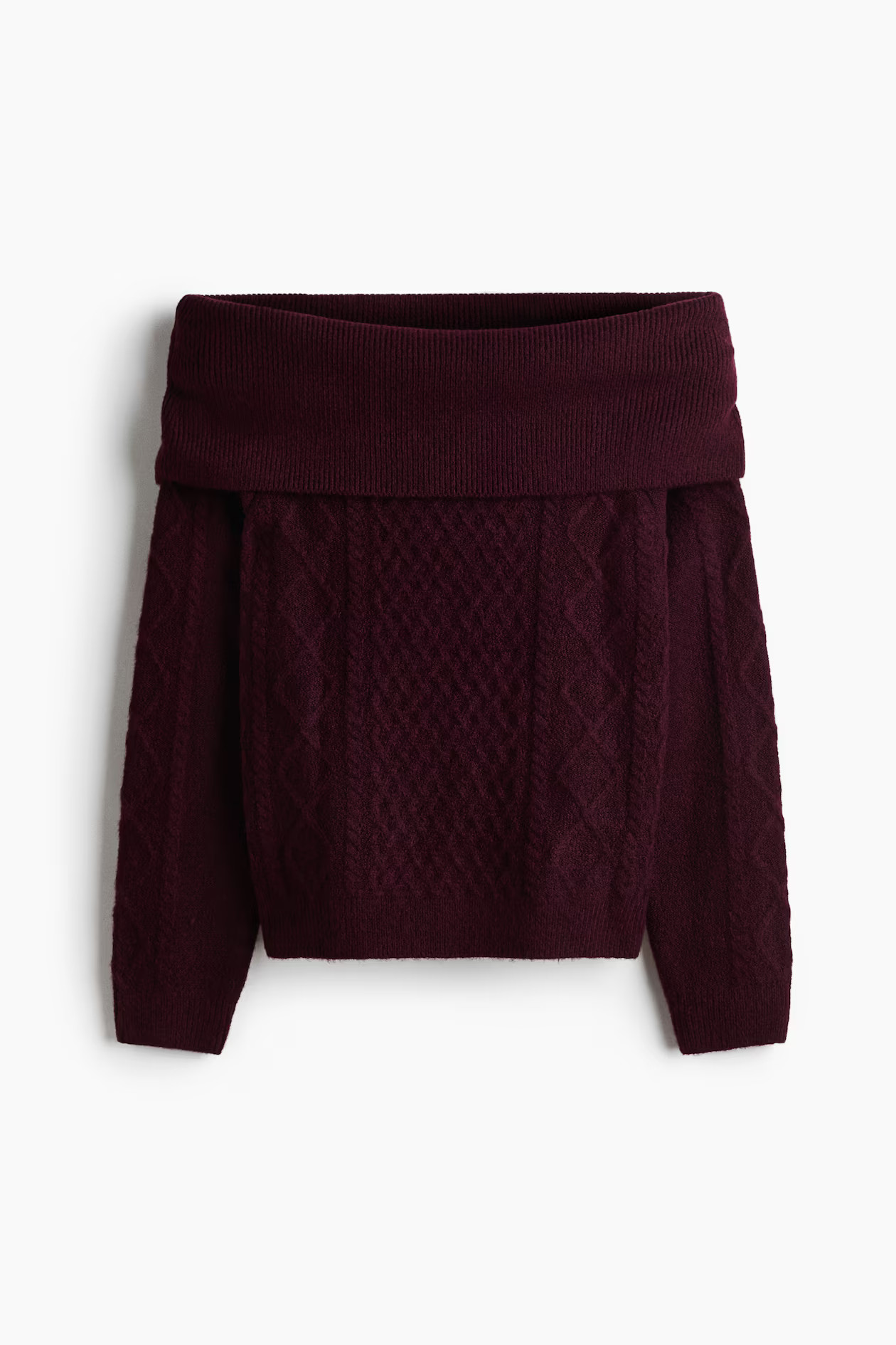 Off-the-shoulder jumper | H&M (UK, MY, IN, SG, PH, TW, HK)
