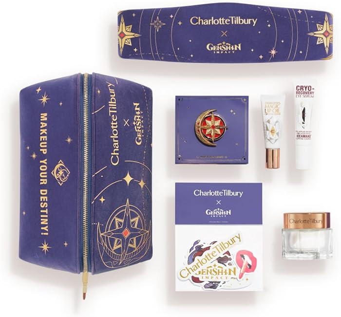 Charlotte Tilbury x Genshin Impact Starry Miracle Box - Travel Size Skincare Kit with Magic Cream... | Amazon (US)