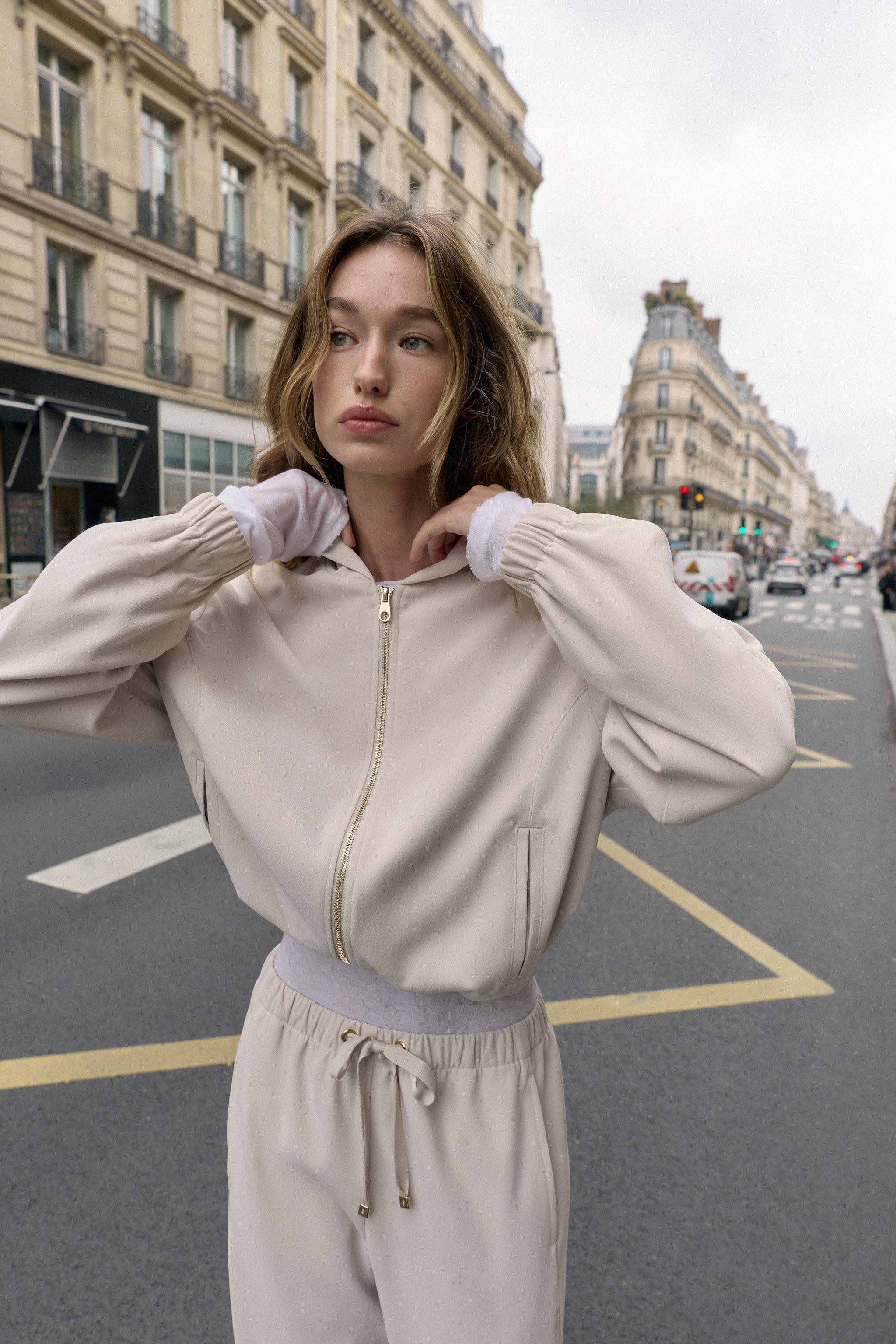 HOODIE BOMBER JACKET | Zara UK