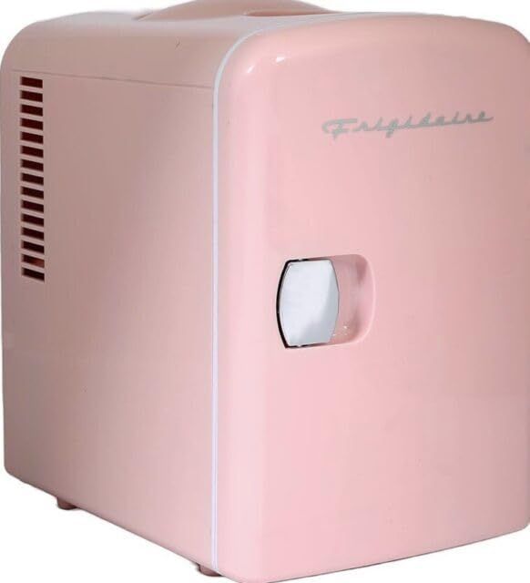 Frigidaire EFMIS175-PINK Portable Mini Fridge-Retro Extra Large 9-Can Travel Compact Refrigerator... | Amazon (US)