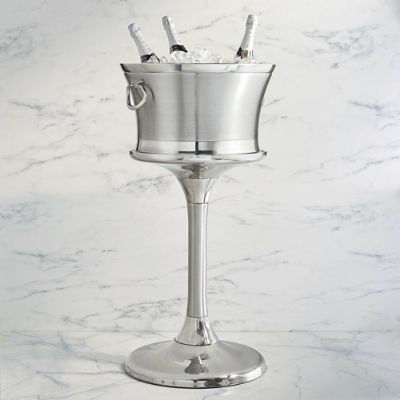 Optima Beverage Tub Pedestal � Elegant Stainless Steel Stand for Indoor & Outdoor Use | Frontgate
