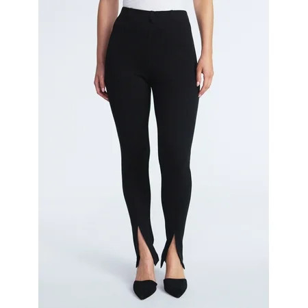 Scoop Women’s and Women’s Plus Pull On Slim Fit Ponte Pants Sizes XS-4X | Walmart (US)