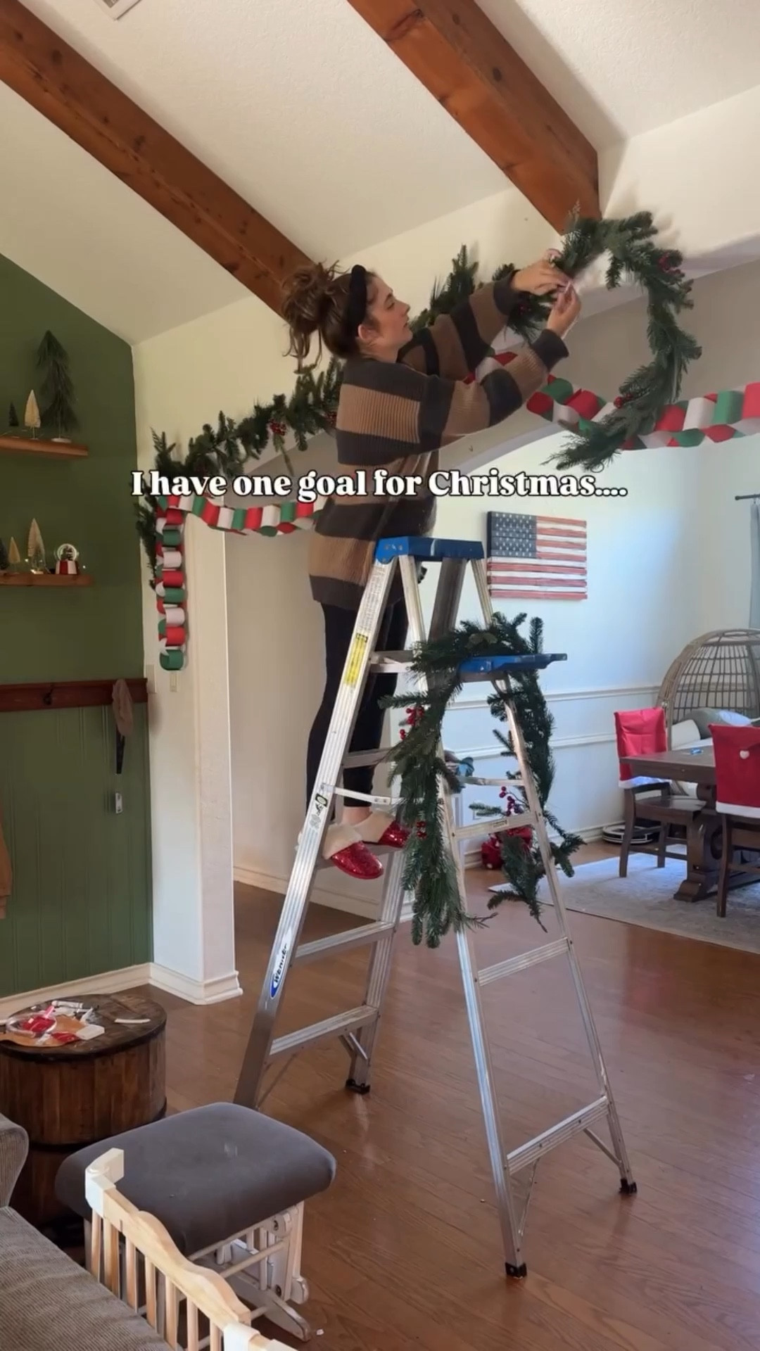 I have one goal for Christmas…
to make it feel like Christmas everywhere.

Not for perfection. Just for the cozy feeling.
For the memories being made in between the lights, the cocoa, and the mess. 🤍🎄

#cozychristmas
#christmasdecor
#christmasathome 
#familytraditions