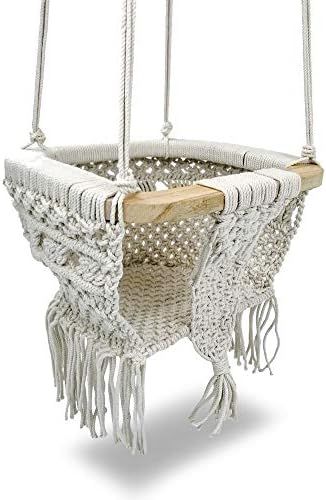 Bean Sprout Baby Collection - Baby Hammock Swing Chair - Macrame Swinging Chair for Baby, Infant,... | Amazon (US)