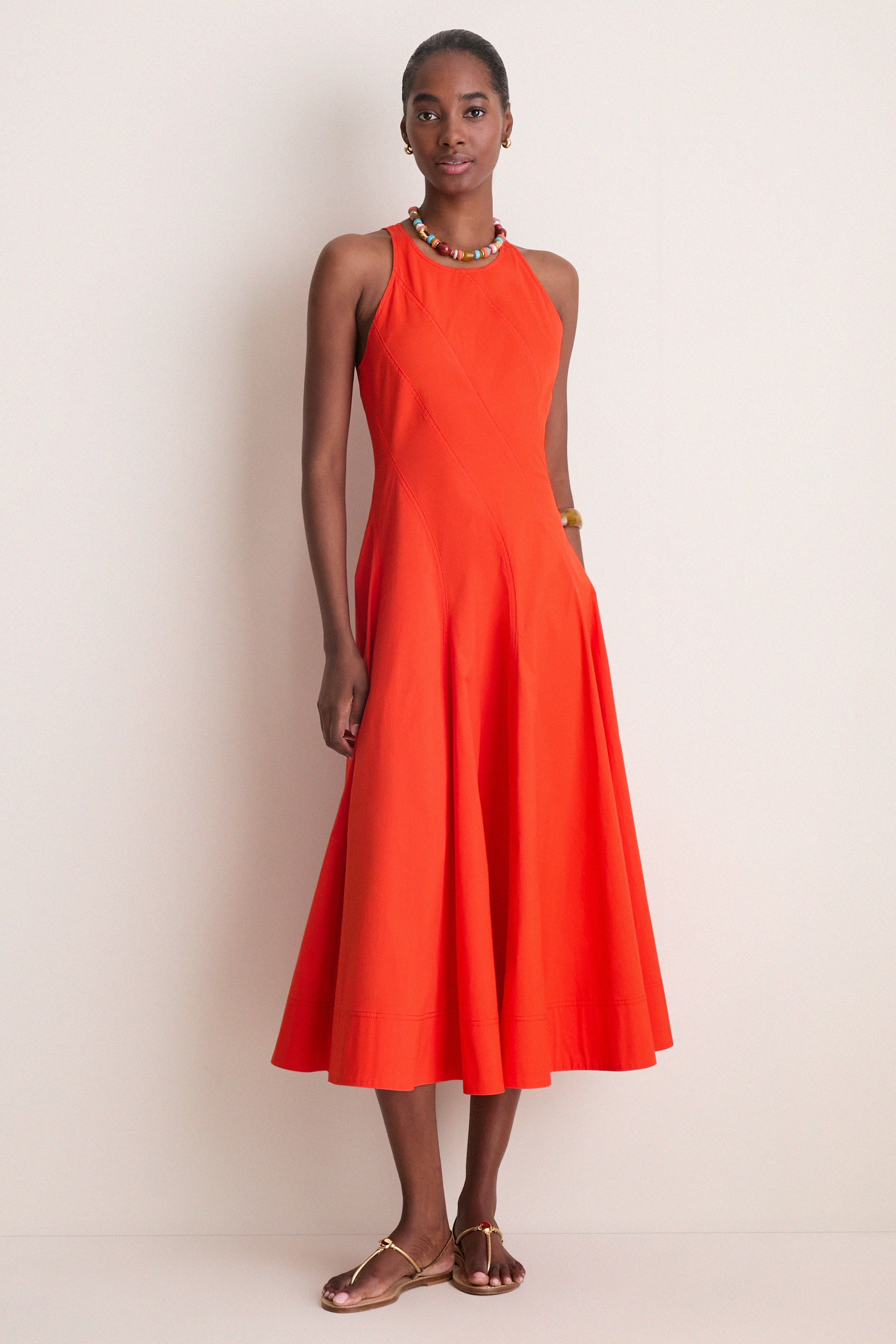 Poppy Red Gemma Midi Dress | Tuckernuck (US)