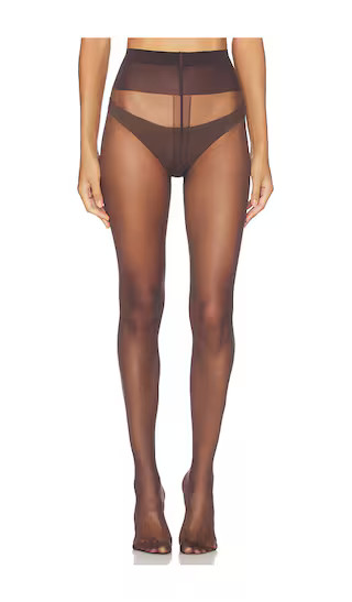 Individual 10 Back Seam Tights in Dark Wood | Revolve Clothing (Global)