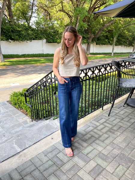 Fav bell bottoms right now 🫶🏼

#LTKSeasonal #LTKFindsUnder50 #LTKSaleAlert