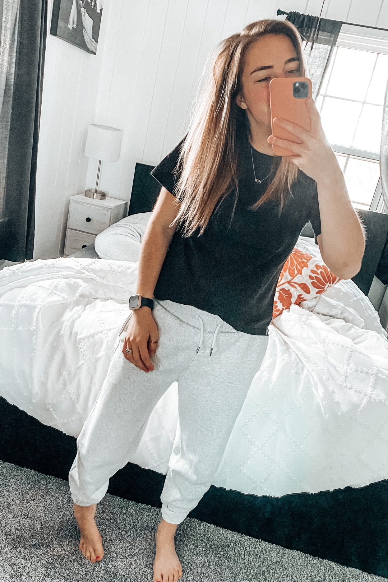 Loungewear 
Comfy clothes 
Game night
Sweatpants 
Comfy tee 

#LTKstyletip #LTKSeasonal