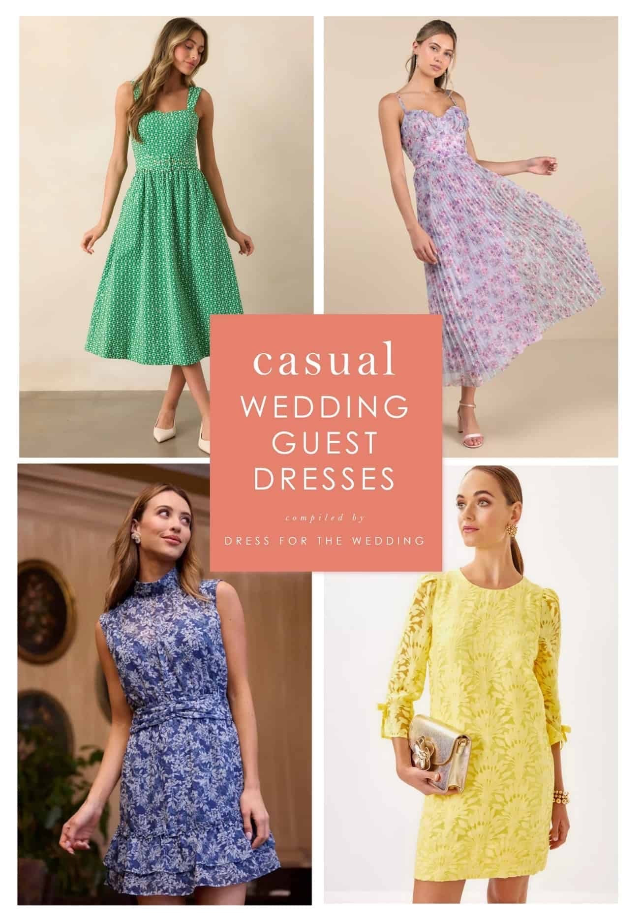 Casual wedding guest dresses 
Daytime wedding guest dresses 
Informal dresses for weddings 
Follow Dress for the Wedding for more! wedding guest dresses, bridesmaid dresses, wedding dresses, mother of the bride dresses, cute outfits, affordable dresses, dresses under 100.

#LTKgrwm #LTKWedding #LTKootd