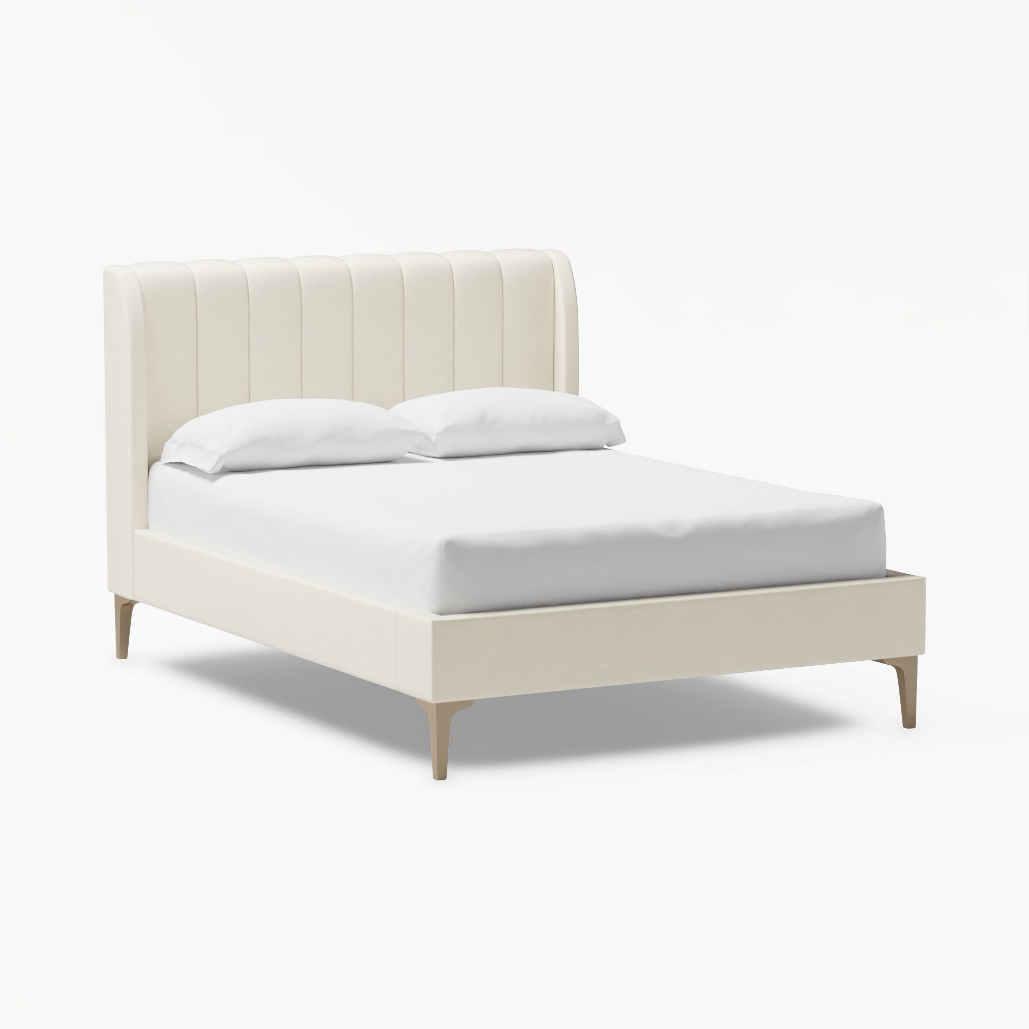 Cama de Tammy🌸
Size: Full 
Fabric and color: Ivory, Performance Everyday Velvet