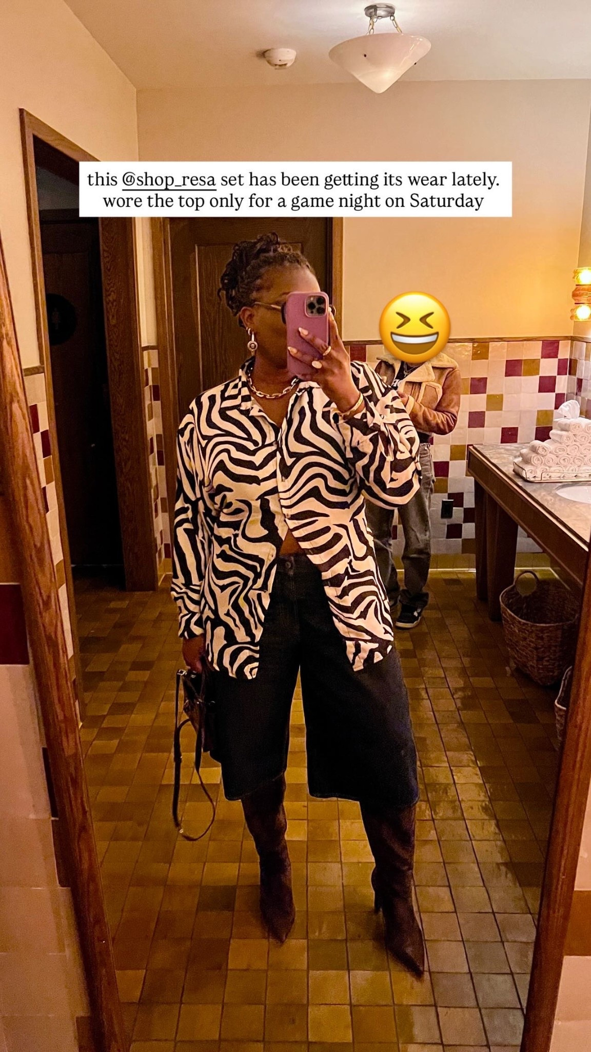 Love love love this zebra print top (comes in a set with pants) because it can be styled in so many ways! 

#LTKFindsUnder100 #LTKStyleTip #LTKShoeCrush