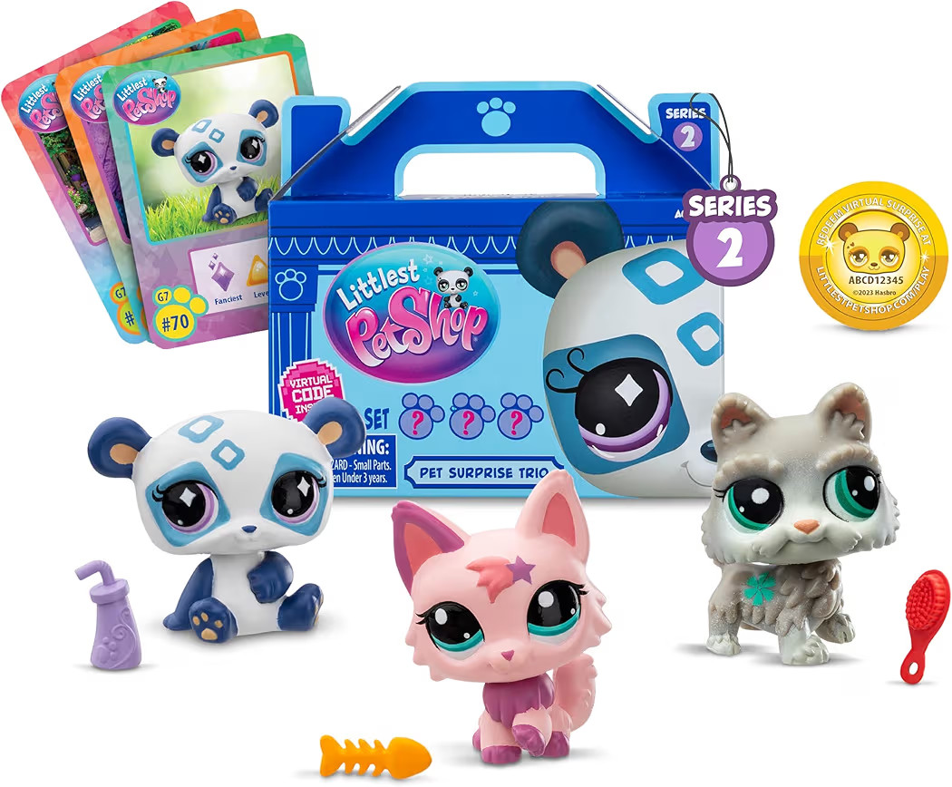 Littlest Pet Shop - Pet Surprise Three Pack - Series 2 - LPS Gen 7, Authentic Mystery Figures, Su... | Amazon (US)